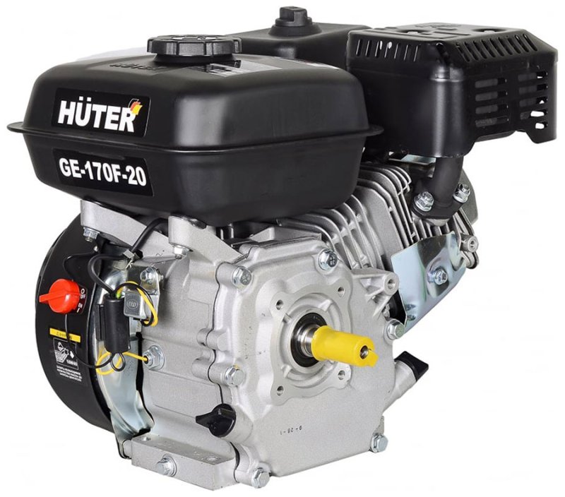 Двигатель Huter бензиновый GE-170F-20 70/15/2 Двигатель Huter бензиновый GE-170F-20 70/15/2