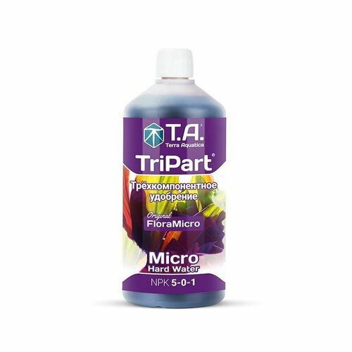 Минеральное удобрение для жесткой воды Flora Micro GHE / Terra Aquatica TriPart Micro 1л