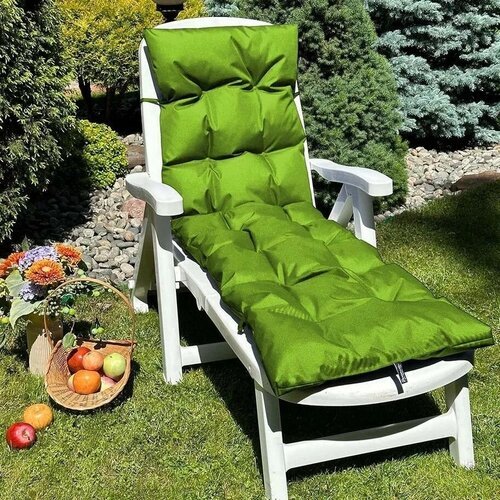 Матрас для садовых качелей PASIONARIA, универсальное сиденье для шезлонга,42х148 см, зеленый