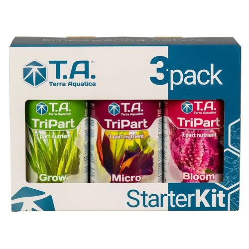 Набор удобрений для растений GHE (Terra Aquatica) Starter Kit TriPart SW 0.5л