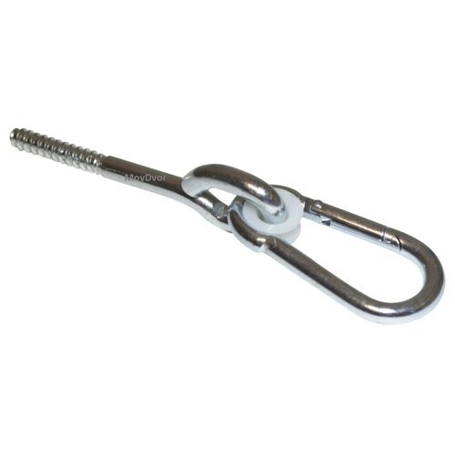 Крюк для качелей MoyDvor SAC000201 серебристый 10 см 0.3 кг 12 см 12 см