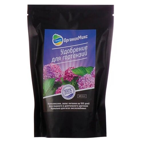 Удобрение Organic Mix для гортензий, 0.2 л, 0.2 кг, 1 уп.