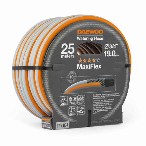 Шланг для полива DAEWOO MaxiFlex DWH 3134 (3/4', 19мм, 25м)