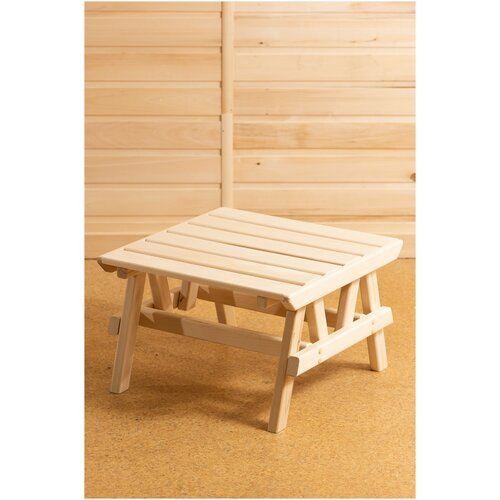 / Стол деревянный туристический / Обеденный садовый стол / Стол для сада / Натуральное дерево