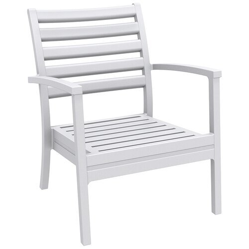 Кресло садовое пластиковое Siesta Contract Artemis XL, белый