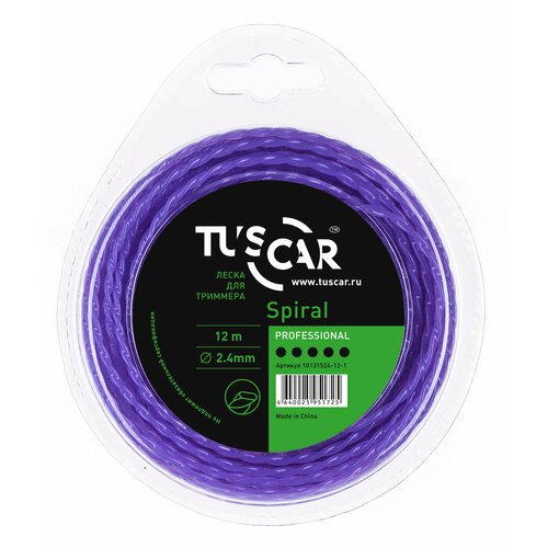 Леска (корд) TUSCAR Spiral Professional 2.4 мм 12 м 2.4 мм