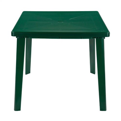 Стол обеденный садовый Стандарт Пластик квадратный, ДхШ: 80х80 см, темно-зеленый