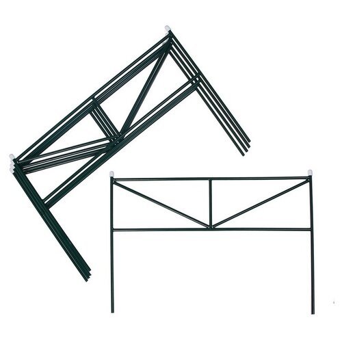 Забор декоративный Сима-ленд Треугольник 7675039, 3.35 х 0.45 м, зелeный