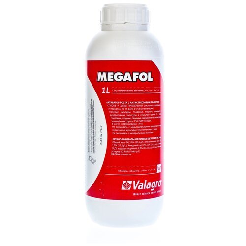 Удобрение Valagro Megafol, 1 л, 1.2 кг, 1 уп.