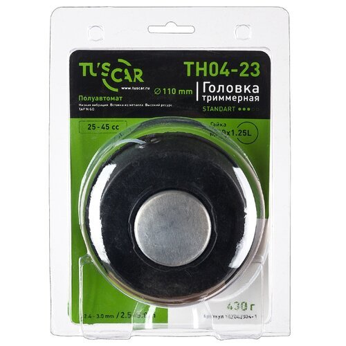 Головка триммерная TUSCAR TH04-23, гайка M10*1,25L, Standart