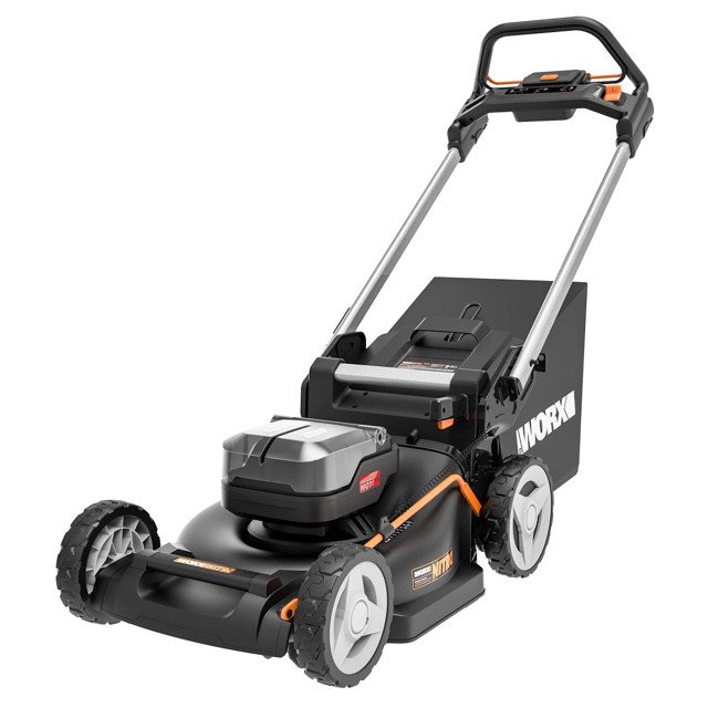 газонокосилка аккумуляторная WORX WG749E 2х20В 2х4Ач