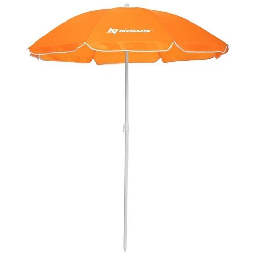Зонт пляжный d 1,6м прямой NISUS, Оранжевый