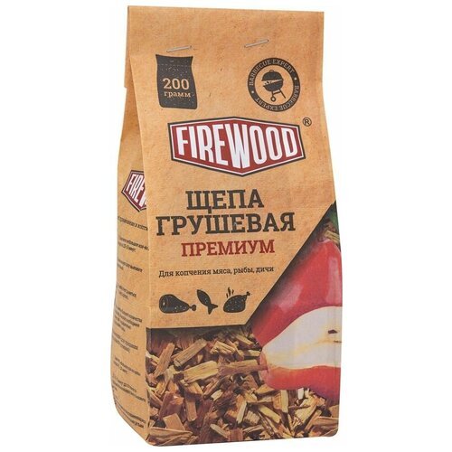 Щепа для копчения FireWood Грушевая Премиум