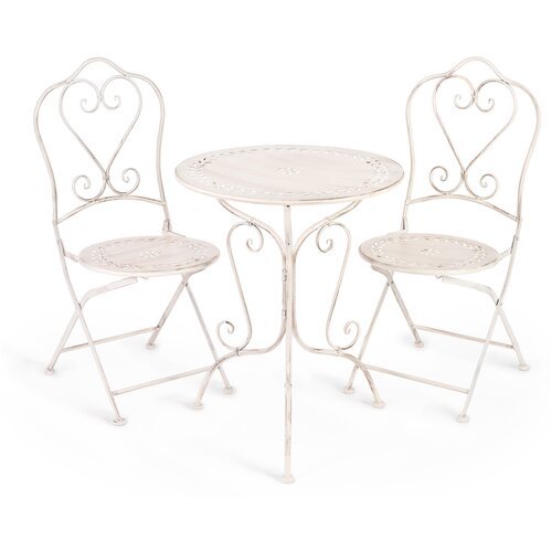 Комплект мебели TetChair Secret de Maison Monique (стол + 2 стула), белый