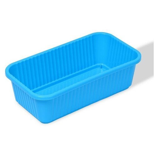 Ящик для рассады, 28.5 × 15.5 × 8.5 см, голубой, Greengo
