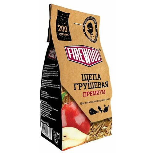 Щепа грушевая для копчения FireWood , 200 г