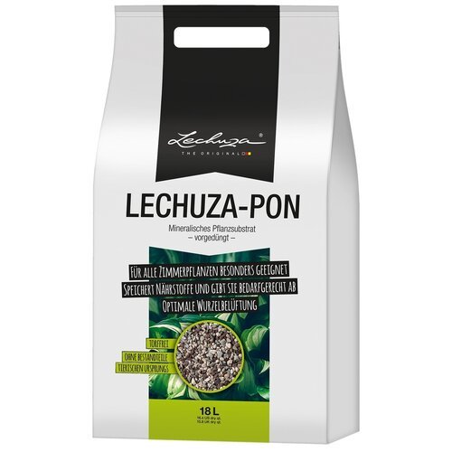 Субстрат Lechuza PON белый/коричневый, 18 л, 18 кг