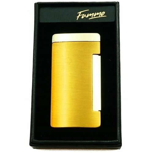 Зажигалка газовая FUMMO Rockley (F. Flame/Gold) 15009