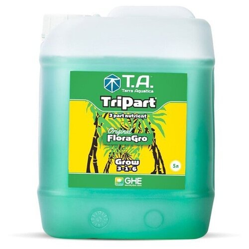 Удобрение Terra Aquatica TriPart Grow 5л (GHE Flora Grow)