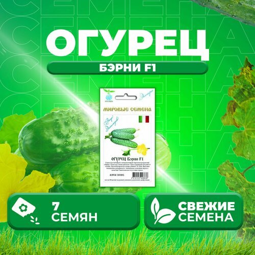 Огурец Бэрни F1, 7шт, Vita Green Экстра, River Seeds (1 уп)