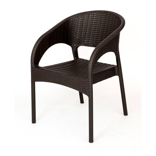 Кресло пластиковое Ola Dom арт. K-GS01 (коричневое)