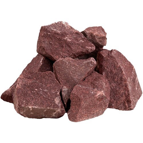 Камни для бани Малиновый кварцит АКД, 10 кг