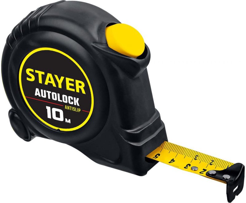 Рулетка 'Stayer' AutoLock 10м/25мм с автостопом