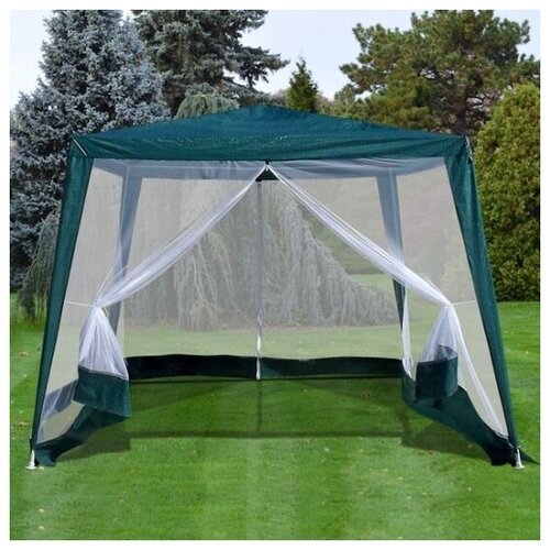 Садовый шатер Афина-мебель AFM-1035NA Green (3x3/2.4x2.4)