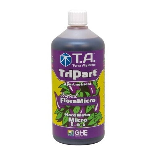 Удобрение Terra Aquatica TriPart Flora Micro HW (для жёсткой воды) 1 л