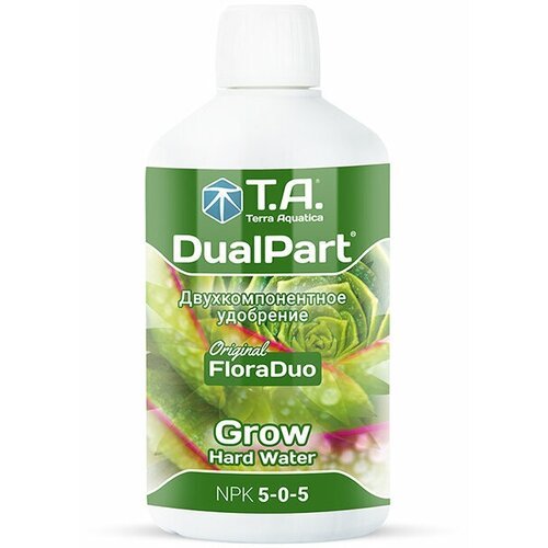 Минеральное удобрение Terra Aquatica DualPart Grow HW 0,5 л (для жесткой воды)