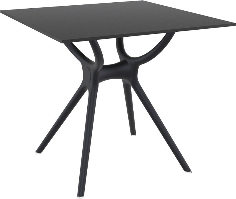 Стол квадратный Siesta Contract Air Table чёрный 76х76х74 см