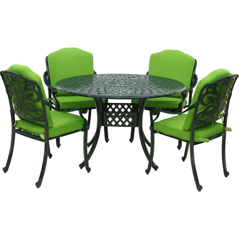 Комплект мебели Linyi 5 предметов зелено-салатовый