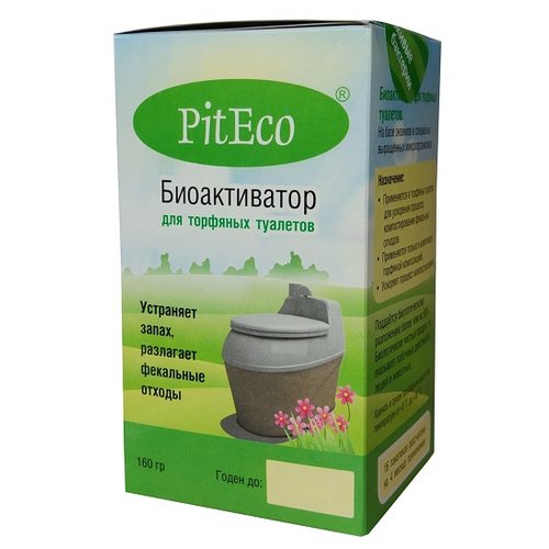 Piteco Биоактиватор для торфяных туалетов, 0.16 кг, 16 шт., 1 уп.