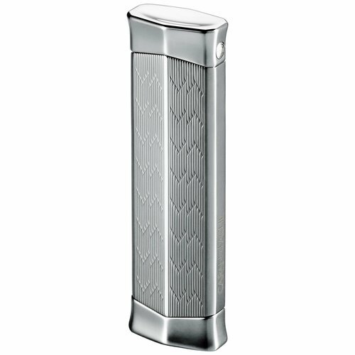 Зажигалка газовая CARAN d'ACHE CD 02 Rhodium Chevron