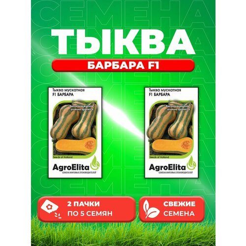 Тыква мускатная Барбара F1, 5шт, AgroElita, Sakata(2уп)