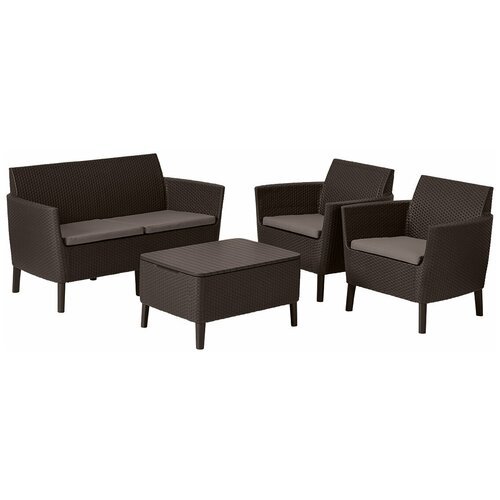 Комплект мебели Keter Салемо сет (Salemo set) коричневый
