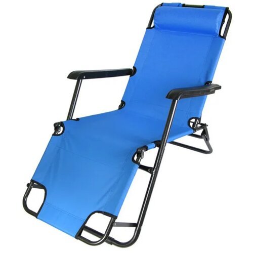Кресло-шезлонг / Кресло складно садовое / для дачи / для отдыха / для рыбалки