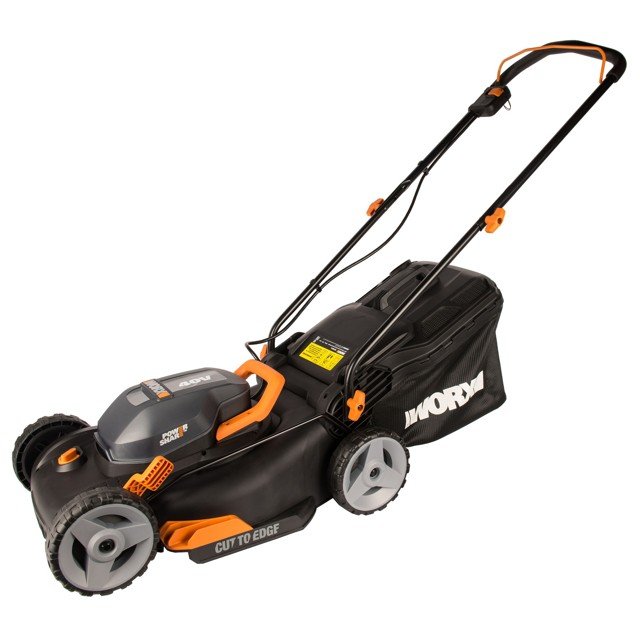 газонокосилка аккумуляторная WORX WG743E 2х20В 2х4Ач